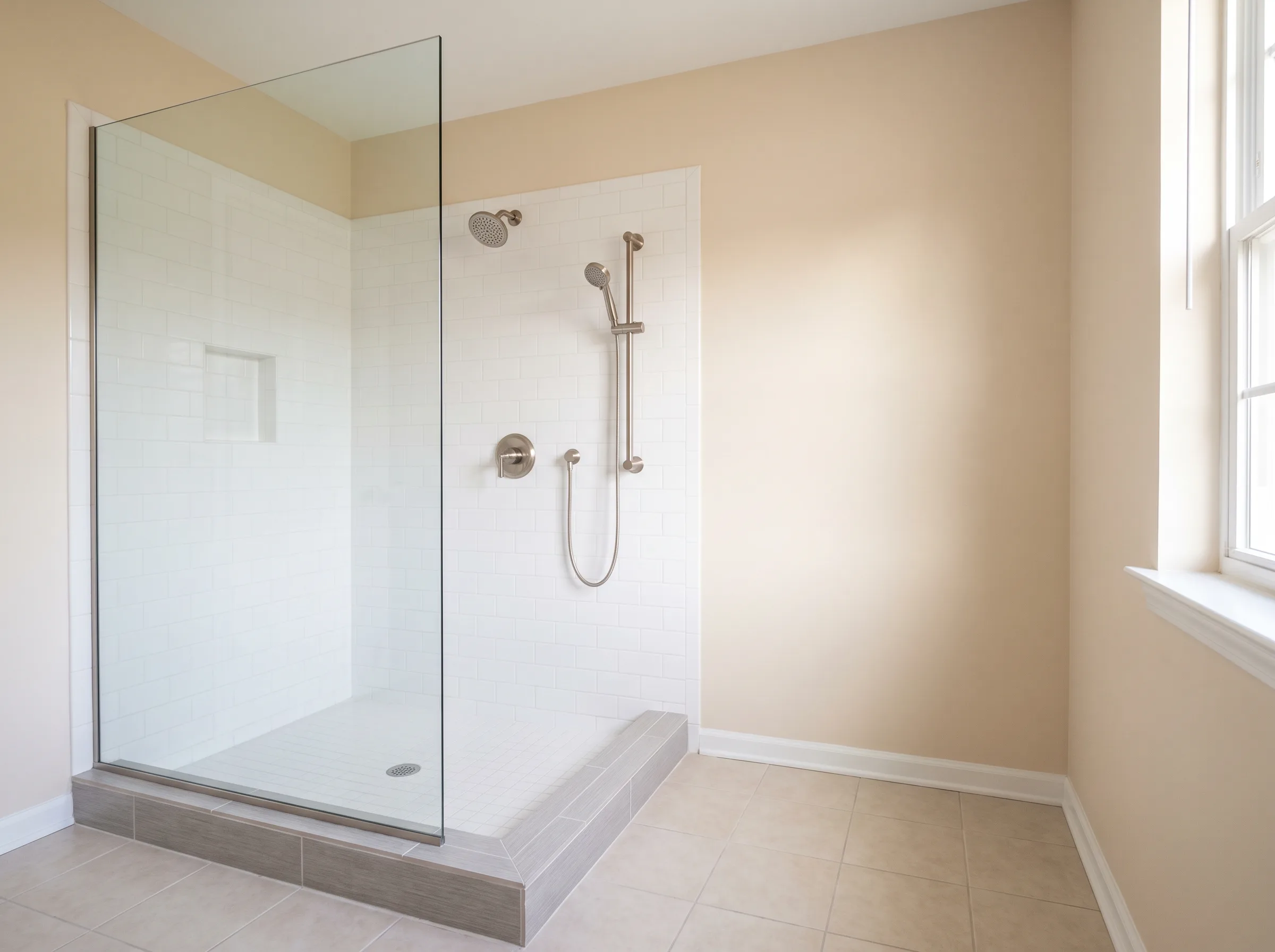 tub to shower in a Lino Lakes home